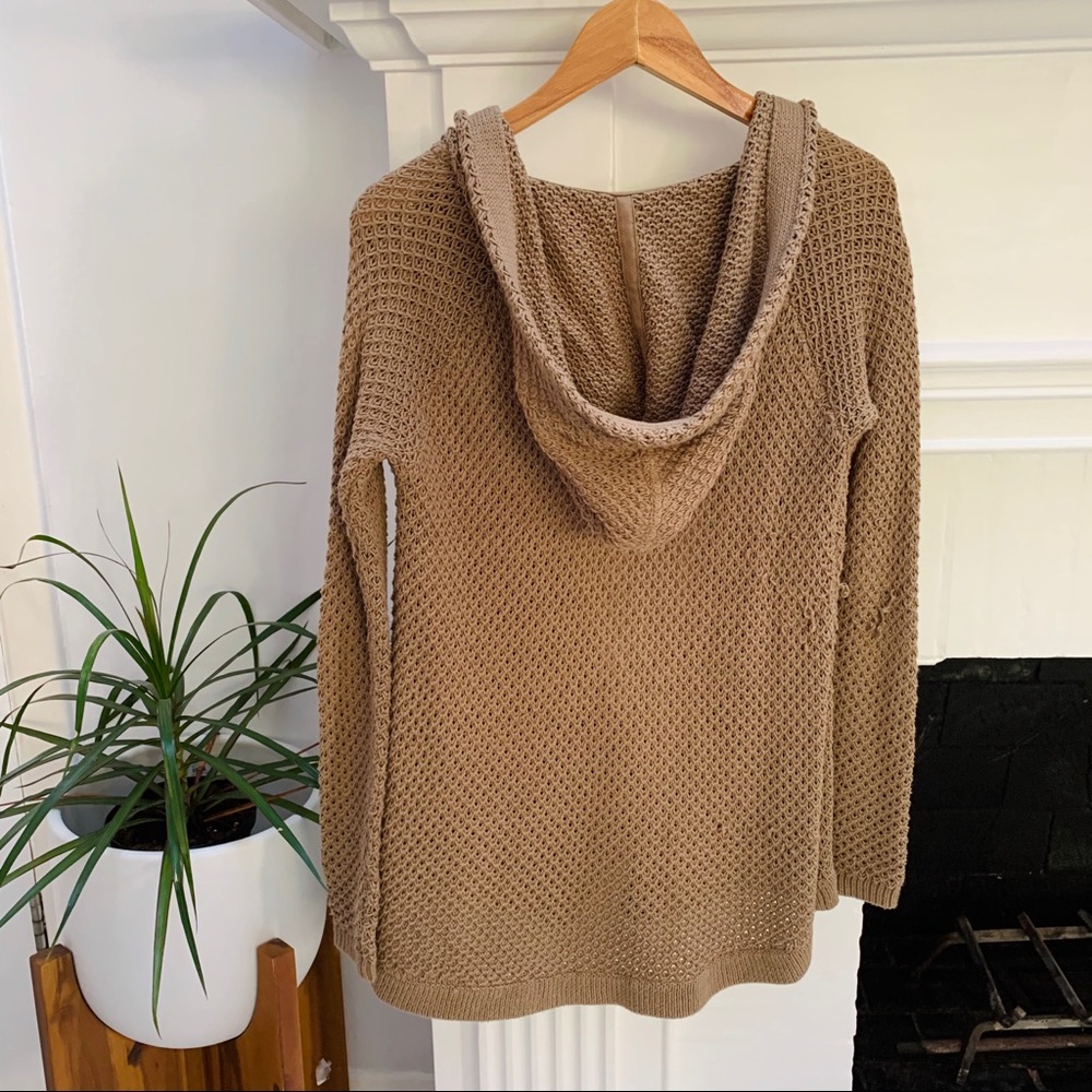 Anthropologie Brown Sparrow Sweater - Picture 4 of 6